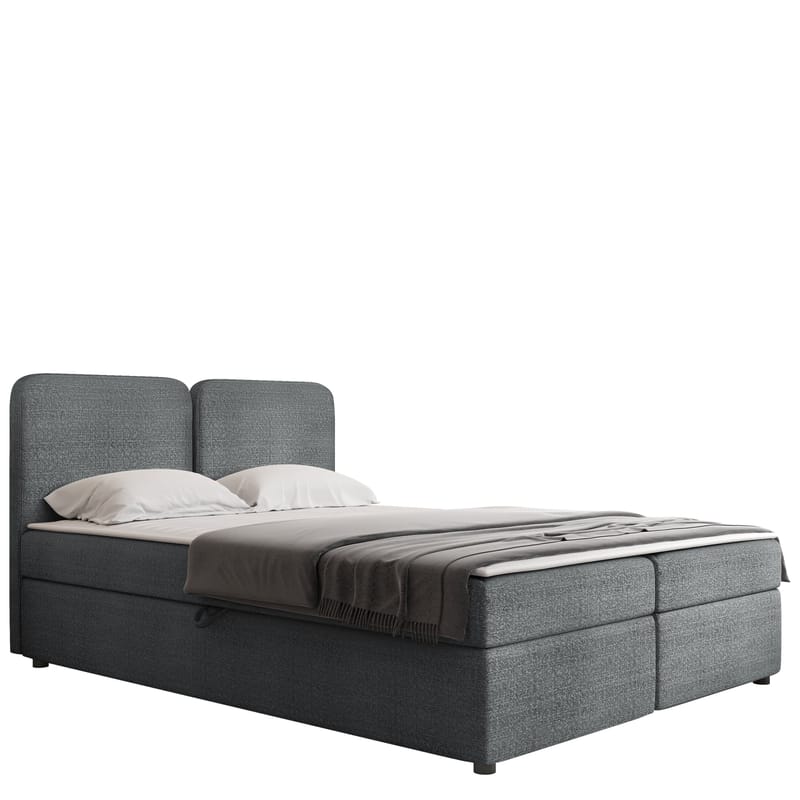 Allgunnen Sängpaket Kontinentalsäng 160x200 cm - Grå - Möbler - Säng - Komplett sängpaket