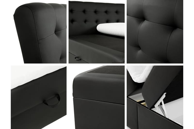 Alvik Kontinentalsäng 140x200 - Grå - Möbler - Säng - Kontinentalsäng