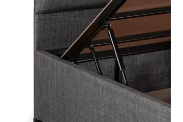 Argentu Kontinentalsäng 100x200 cm - Grå - Möbler - Säng - Komplett sängpaket