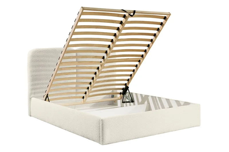 Arondel Förvaringssäng - Vit/Grå/Svart - Möbler - Säng - Sängram & sängstomme