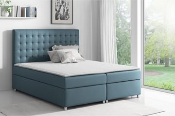 Asti Sängpaket Kontinentalsäng 180x200 cm - Blå - Möbler - Säng - Komplett sängpaket