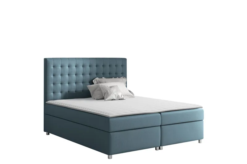 Asti Sängpaket Kontinentalsäng 180x200 cm, Blå