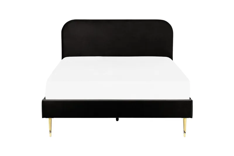 Baako Sängram 140x200 cm, Svart/Guld