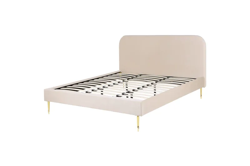 Baako Sängram 180x200 cm - Beige/Guld - Möbler - Säng - Sängram & sängstomme