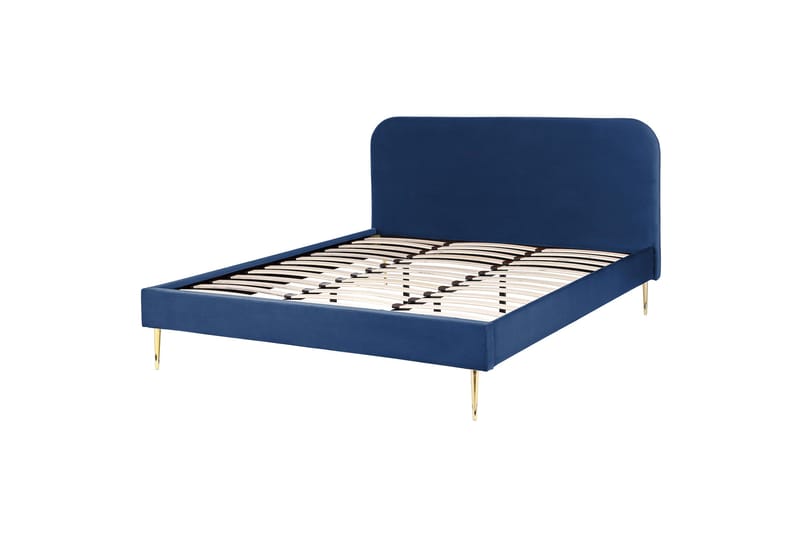 Baako Sängram 180x200 cm, Blå/Guld