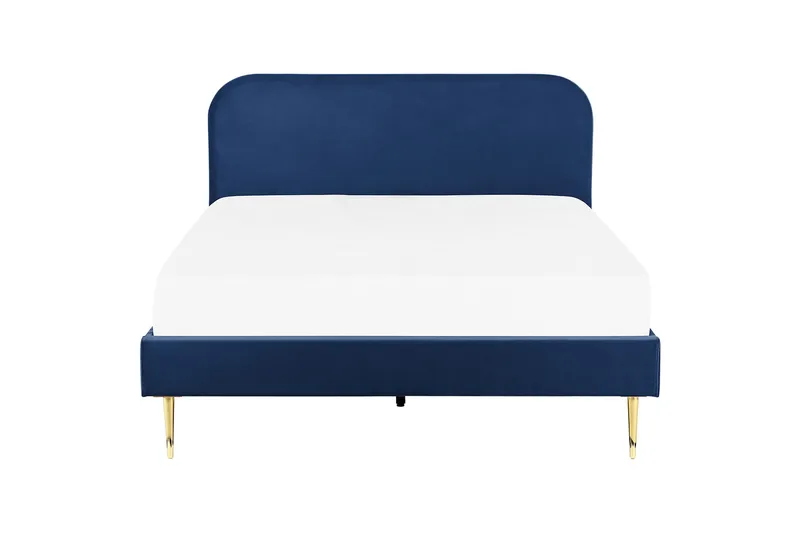 Baako Sängram 180x200 cm - Blå/Guld - Möbler - Säng - Sängram & sängstomme