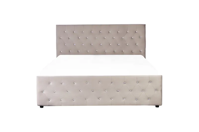 Badar Sängram 160x200 cm - Taupe - Möbler - Säng - Sängram & sängstomme