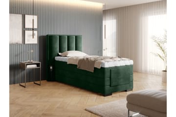 Banti Ställbar Kontinentalsäng 90x200 cm - Grön - Möbler - Säng - Enkelsäng