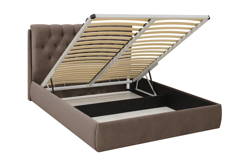 Bedford Sängpaket med Förvaring 160x200 cm - Brun - Möbler - Säng - Komplett sängpaket