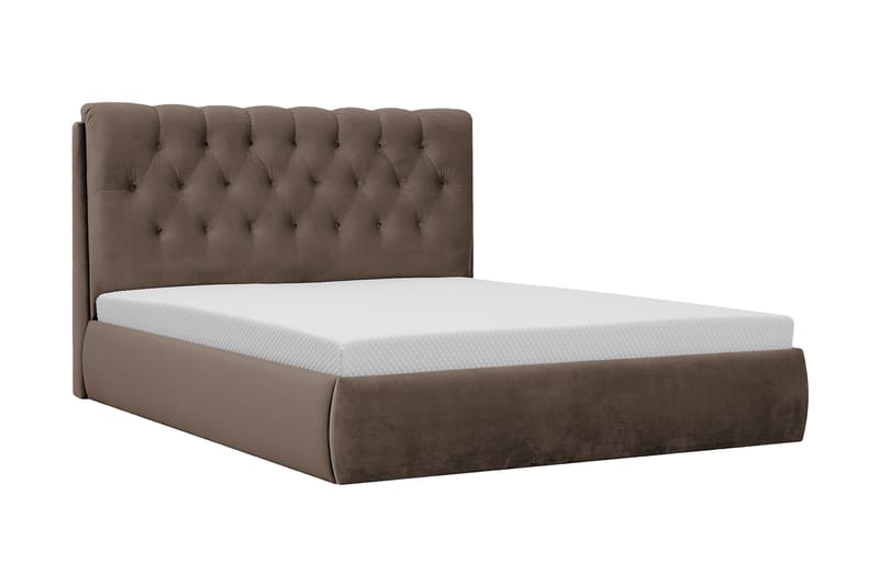 Bedford Sängpaket med Förvaring 160x200 cm - Brun - Möbler - Säng - Komplett sängpaket