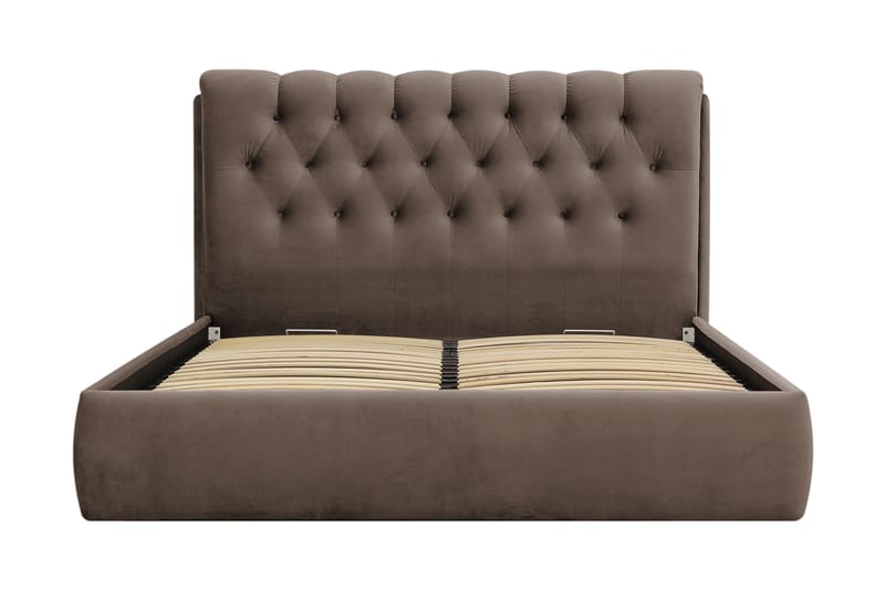 Bedford Sängpaket med Förvaring 160x200 cm - Brun - Möbler - Säng - Komplett sängpaket