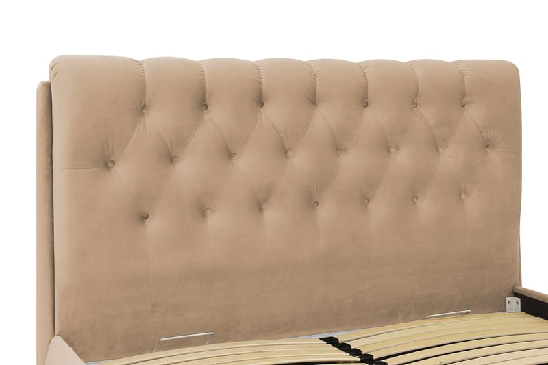 Bedford Sängpaket med Förvaring 160x200 cm - Ljusbrun - Möbler - Säng - Komplett sängpaket