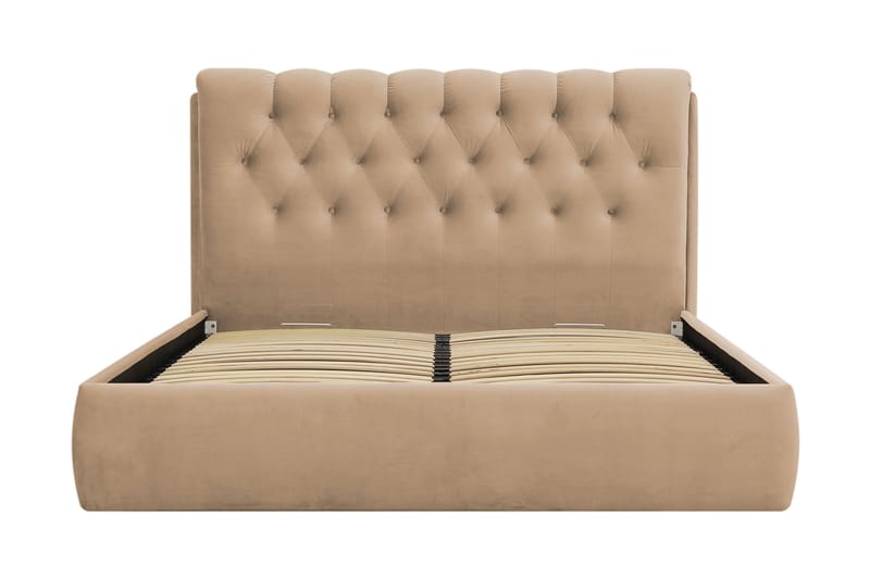 Bedford Sängpaket med Förvaring 160x200 cm - Ljusbrun - Möbler - Säng - Komplett sängpaket