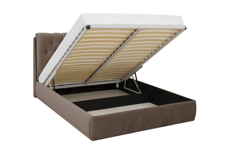 Bedford Sängpaket med Förvaring 180x200 cm - Brun - Möbler - Säng - Komplett sängpaket