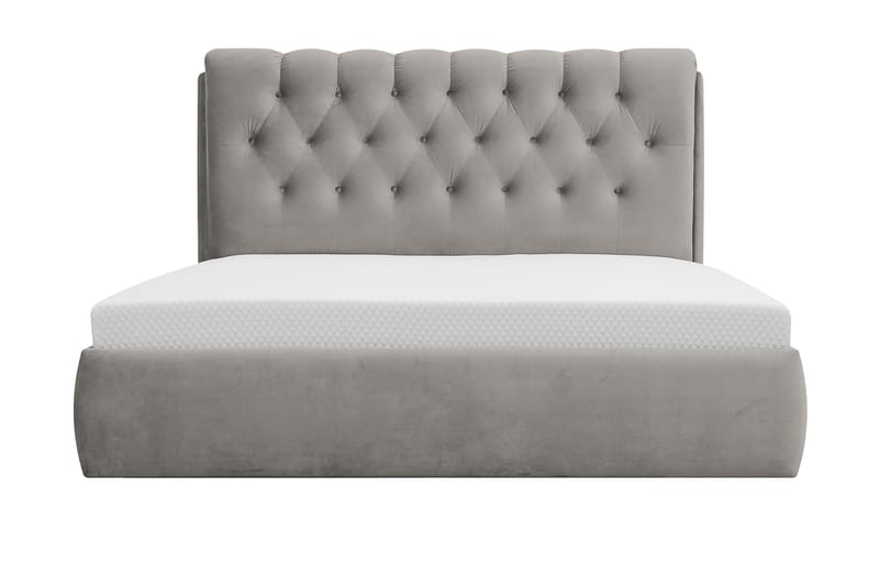 Bedford Sängpaket med Förvaring 180x200 cm - Grå - Möbler - Säng - Komplett sängpaket