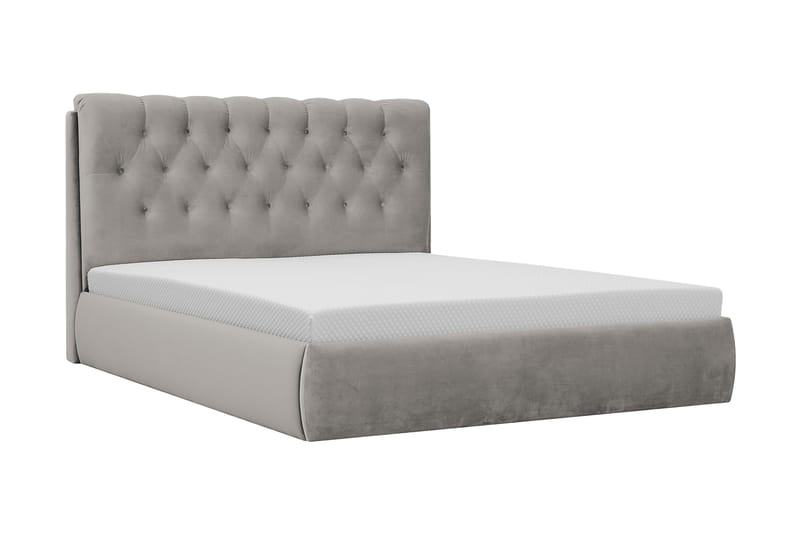 Bedford Sängpaket med Förvaring 180x200 cm - Grå - Möbler - Säng - Komplett sängpaket
