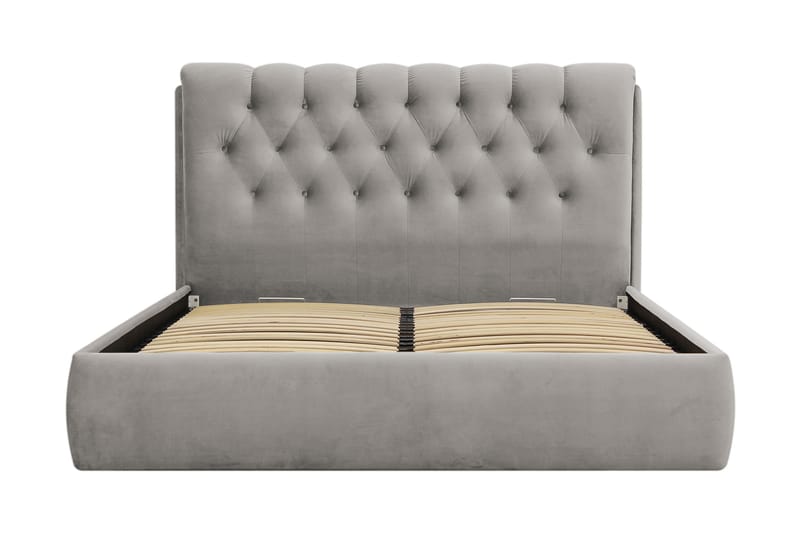 Bedford Sängpaket med Förvaring 180x200 cm - Grå - Möbler - Säng - Komplett sängpaket