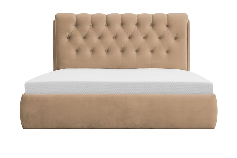 Bedford Sängpaket med Förvaring 180x200 cm - Ljusbrun - Möbler - Säng - Komplett sängpaket