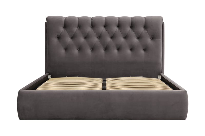 Bedford Sängpaket med Förvaring 180x200 cm - Mörkgrå - Möbler - Säng - Komplett sängpaket