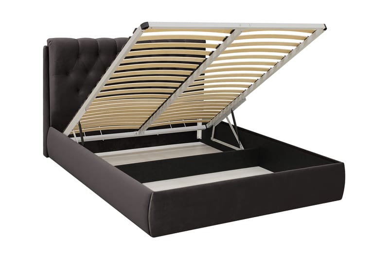 Bedford Sängpaket med Förvaring 180x200 cm - Svart - Möbler - Säng - Komplett sängpaket