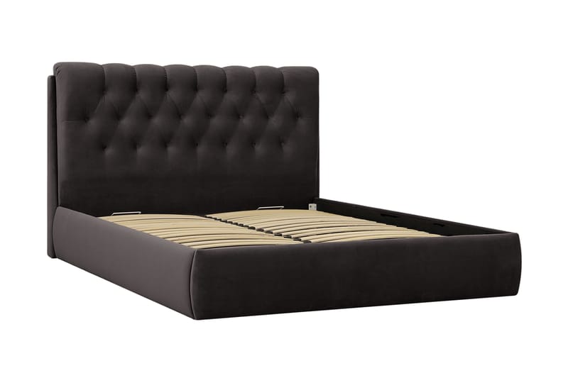 Bedford Sängpaket med Förvaring 180x200 cm - Svart - Möbler - Säng - Komplett sängpaket