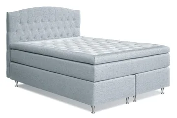 Belda Kontinentalsäng 160x200Fast/Medium - Ljusblå - Möbler - Säng - Kontinentalsäng