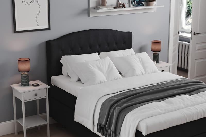 Belda Sängpaket 140x200 Medium - Svart - Möbler - Säng - Komplett sängpaket