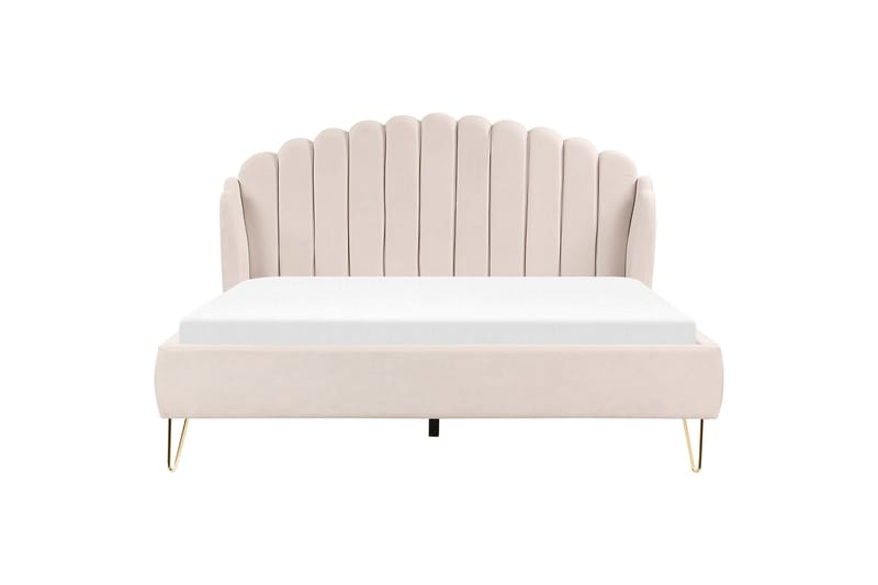 Benicio Sängram 180x200 cm - Beige/Guld - Möbler - Säng - Sängram & sängstomme