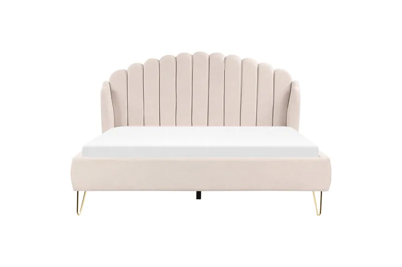 Benicio Sängram 180x200 cm - Beige/Guld - Möbler - Säng - Sängram & sängstomme