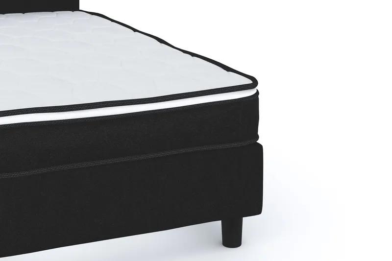 Billingen Komplett Sängpaket 120x200 cm - Svart - Möbler - Säng - Kontinentalsäng