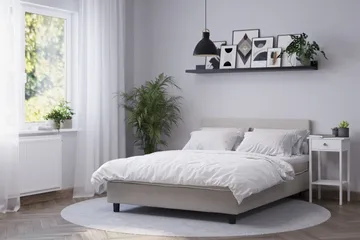 Billingen Komplett Sängpaket 140x200 cm - Beige - Möbler - Säng - Komplett sängpaket