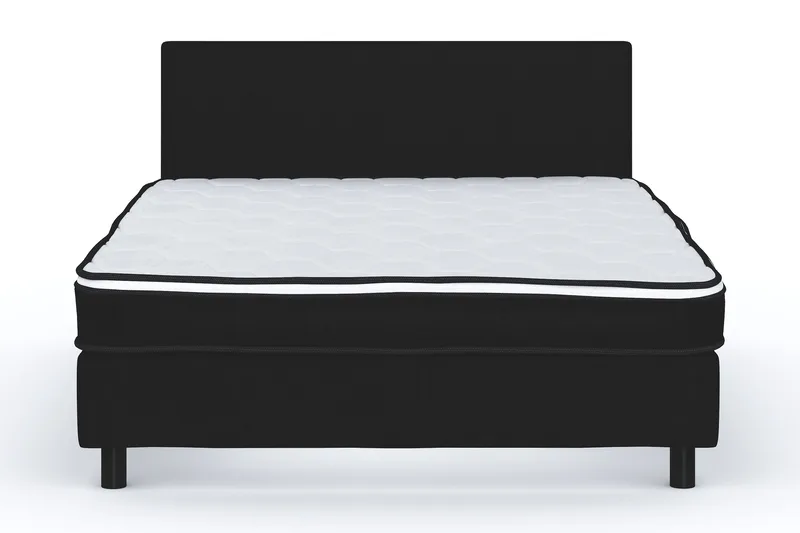 Billingen Komplett Sängpaket 140x200 cm - Svart - Möbler - Säng - Kontinentalsäng