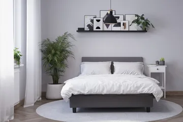 Billingen Kontinentalsäng 140x200 cm - Grå - Möbler - Säng - Kontinentalsäng