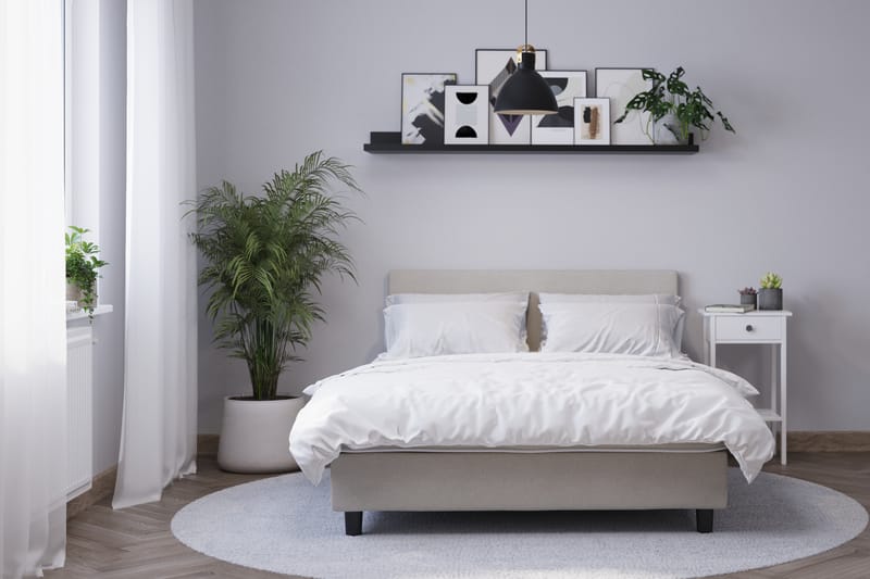 Billingen Kontinentalsäng 160x200 cm - Beige - Möbler - Säng - Komplett sängpaket