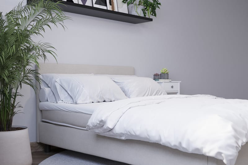 Billingen Kontinentalsäng 160x200 cm - Beige - Möbler - Säng - Komplett sängpaket