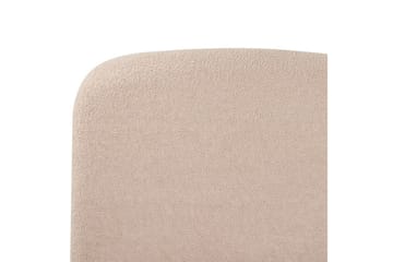 Blagnac Sängram med Förvaring i Bouclétyg med Sänggavel med Fasthetsgrad - Beige - Möbler - Säng - Sängram & sängstomme