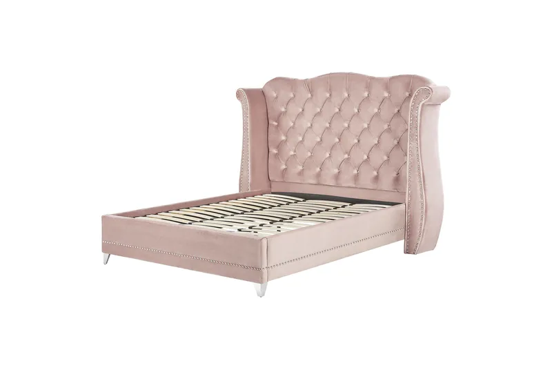 Bode Sängram 180x200 cm, Rosa