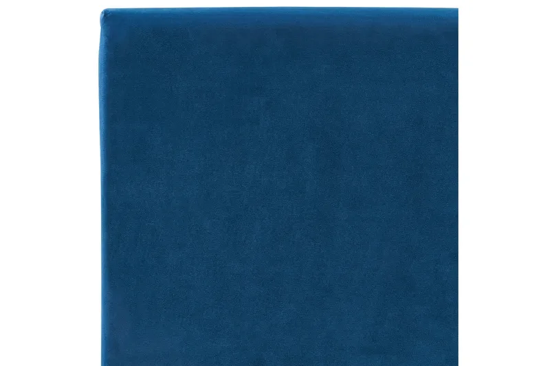 Bossom Sängram 140x200 cm - Blå/Mörkt trä - Möbler - Säng - Sängram & sängstomme