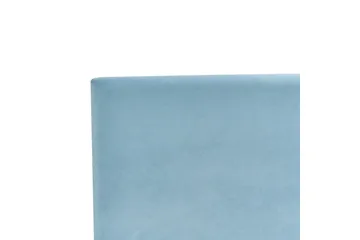 Bossom Sängram 90x200 cm i Sammet med Sänggavel - Blå - Möbler - Säng - Sängram & sängstomme