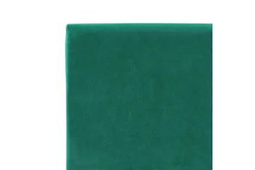Bossom Sängram 90x200 cm i Sammet med Sänggavel - Grön - Möbler - Säng - Sängram & sängstomme