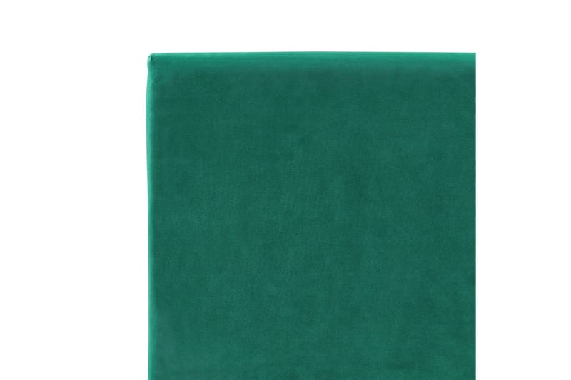 Bossom Sängram 90x200 cm i Sammet med Sänggavel - Grön - Möbler - Säng - Sängram & sängstomme