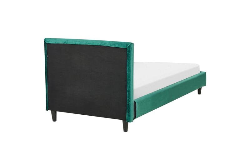 Bossom Sängram 90x200 cm i Sammet med Sänggavel - Grön - Möbler - Säng - Sängram & sängstomme
