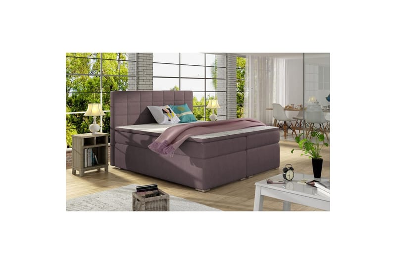 Box Spring Eltap Alice, 140x200 cm, Soro 65, Lila