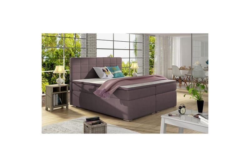 Box Spring Eltap Alice - 140x200 cm, Soro 65, Lila - Möbler - Säng - Kontinentalsäng