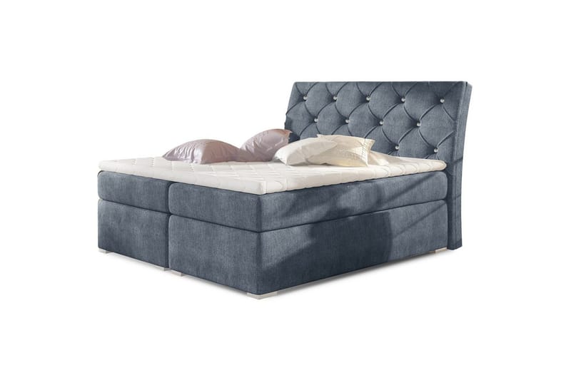 Box Spring Eltap Balvin, 140x200 cm, Omega 86, Blå