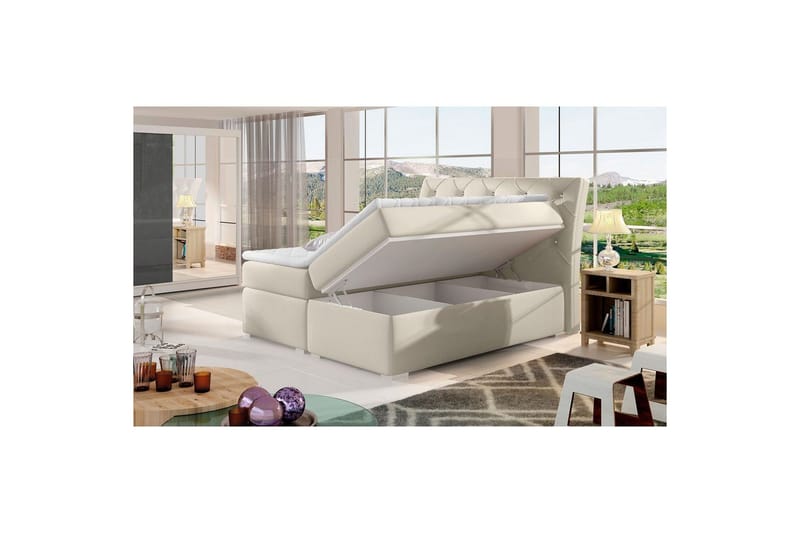 Box Spring Eltap Balvin - 140x200 cm, Soft 33, beige - Möbler - Säng - Kontinentalsäng