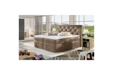 Box Spring Eltap Balvin - 160x200 cm, Monolith 09, Brun - Möbler - Säng - Kontinentalsäng