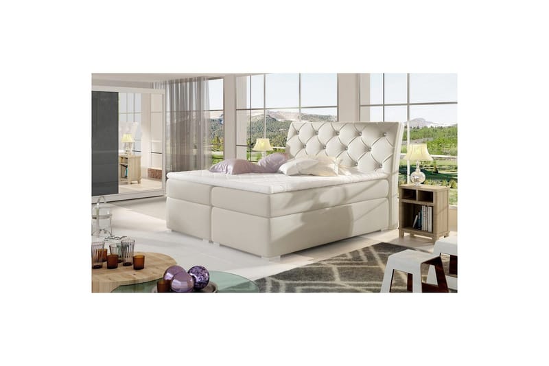 Box Spring Eltap Balvin - 160x200 cm, Soft 33, beige - Möbler - Säng - Kontinentalsäng
