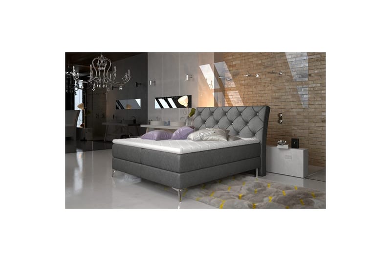 Boxfjäder Eltap Adel - 180x200 cm, Dora 96, Svart - Möbler - Säng - Kontinentalsäng