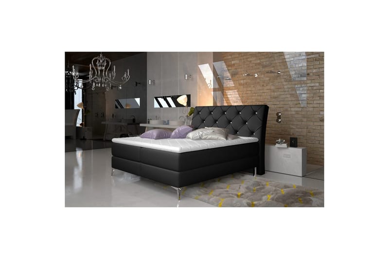 Boxfjäder Eltap Adel - 180x200 cm, Soft 11, Svart - Möbler - Säng - Kontinentalsäng